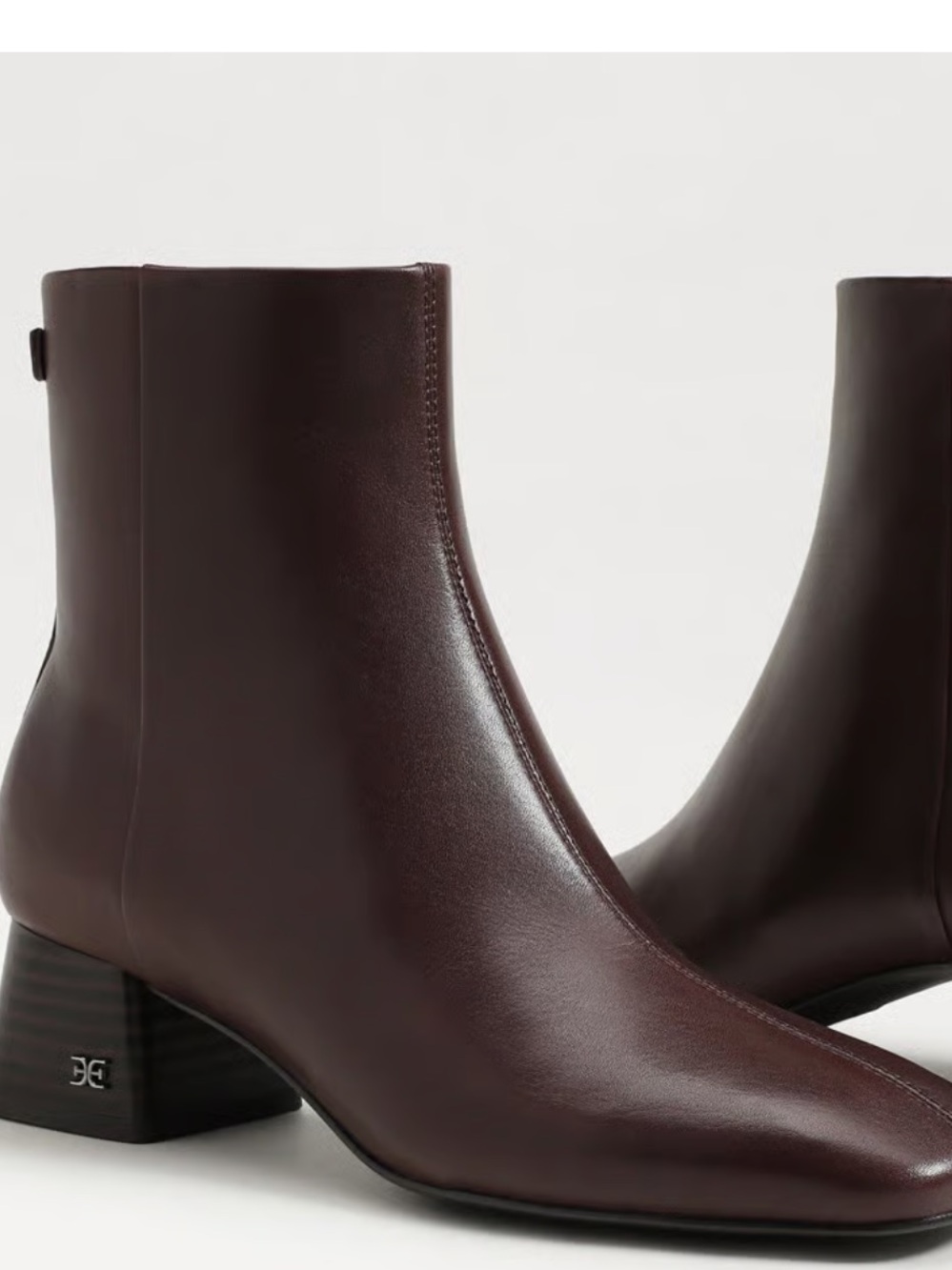 Sam Edelman PecanLeather Ankle Boots 7M